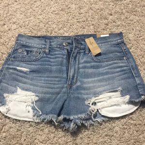 American Eagle hi rise festival shorts